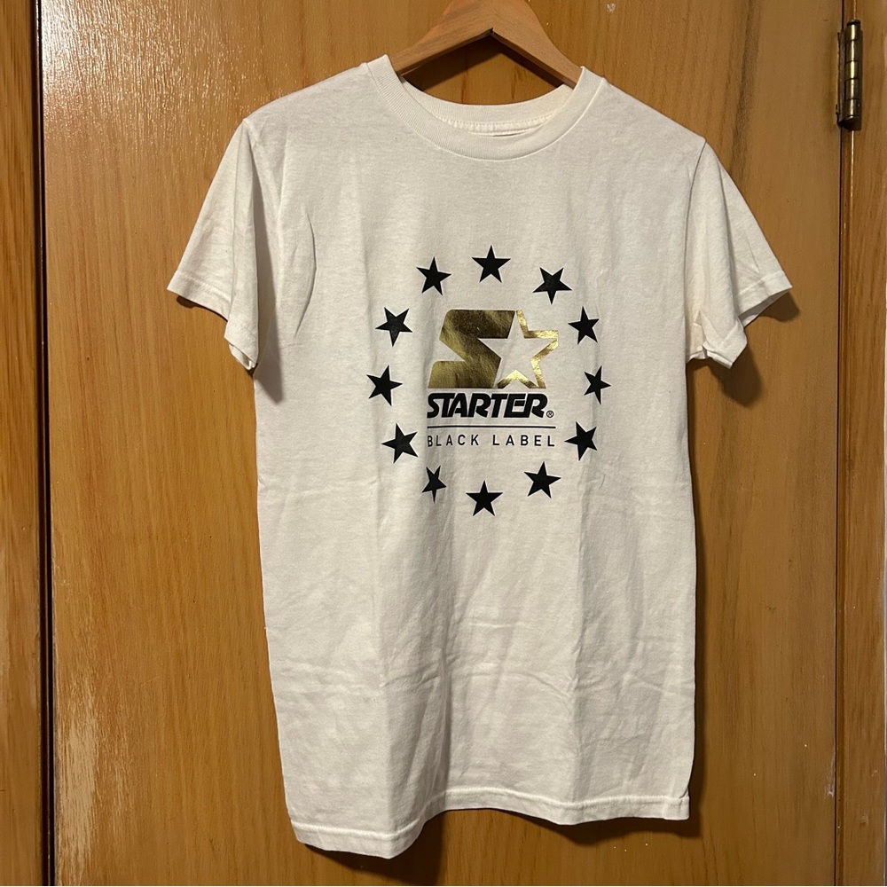 STARTER ‘Black Label’ Tee White/Gold